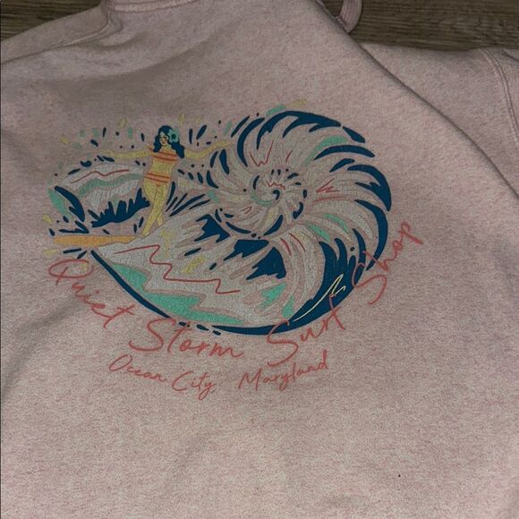 Quiet Storm Light Pink Hoodie - Picture 3 of 3